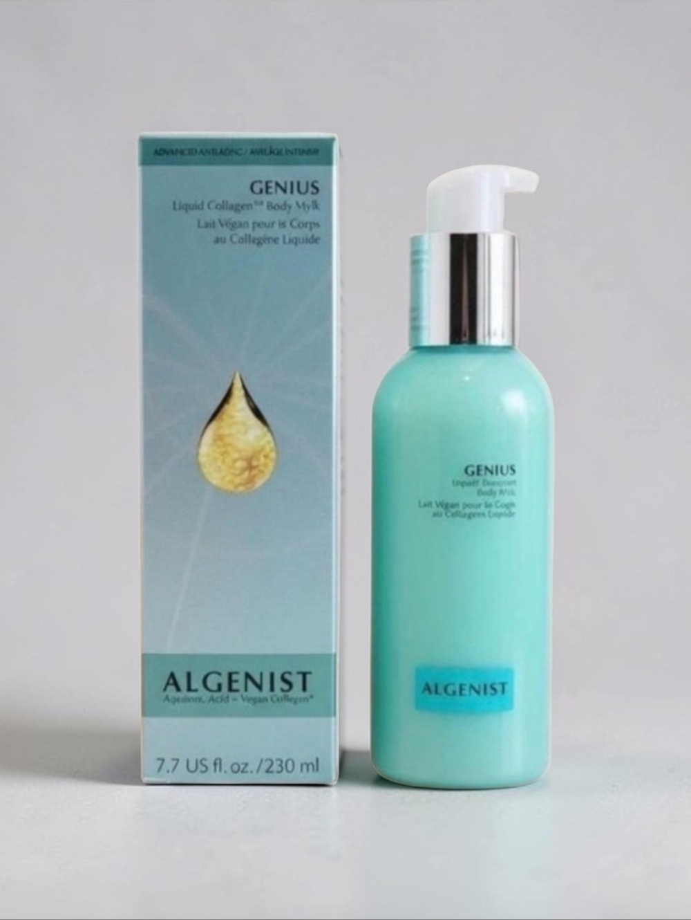 Algenist Genius Liquid Collagen Body Mylk 230 Ml - Comes as shown with box